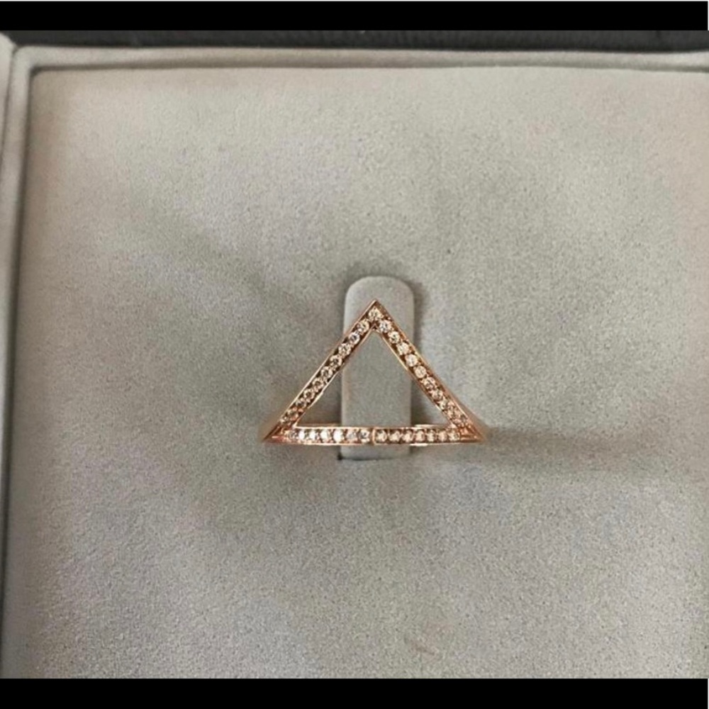 Repossi Solid 18k Rose Gold Ring - image 1